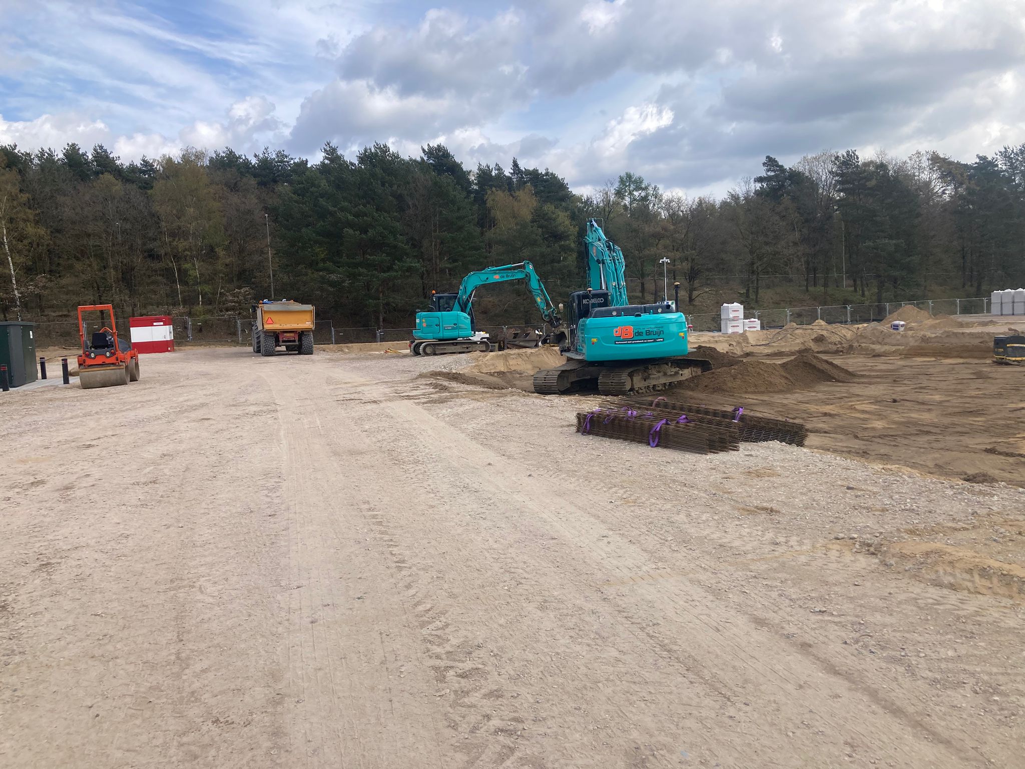 Grondwerk voor nieuwbouwproject Veld O in Ede