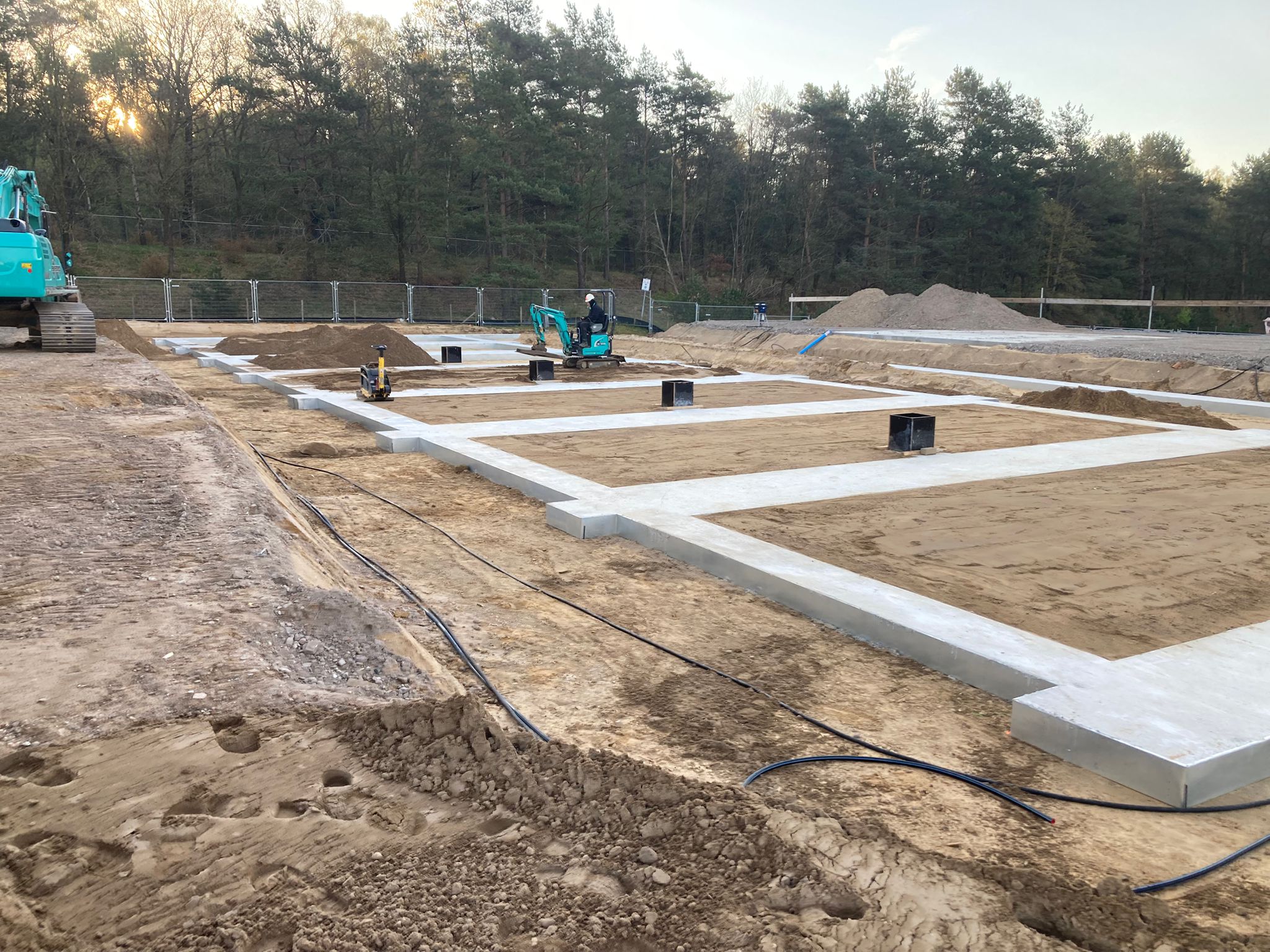 Grondwerk voor nieuwbouwproject Veld O in Ede